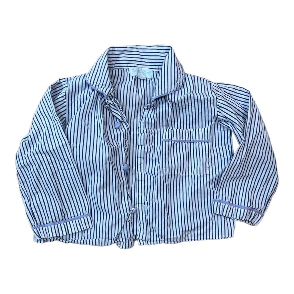 Powell craft kids long sleeve cotton pajama shirt 6/7